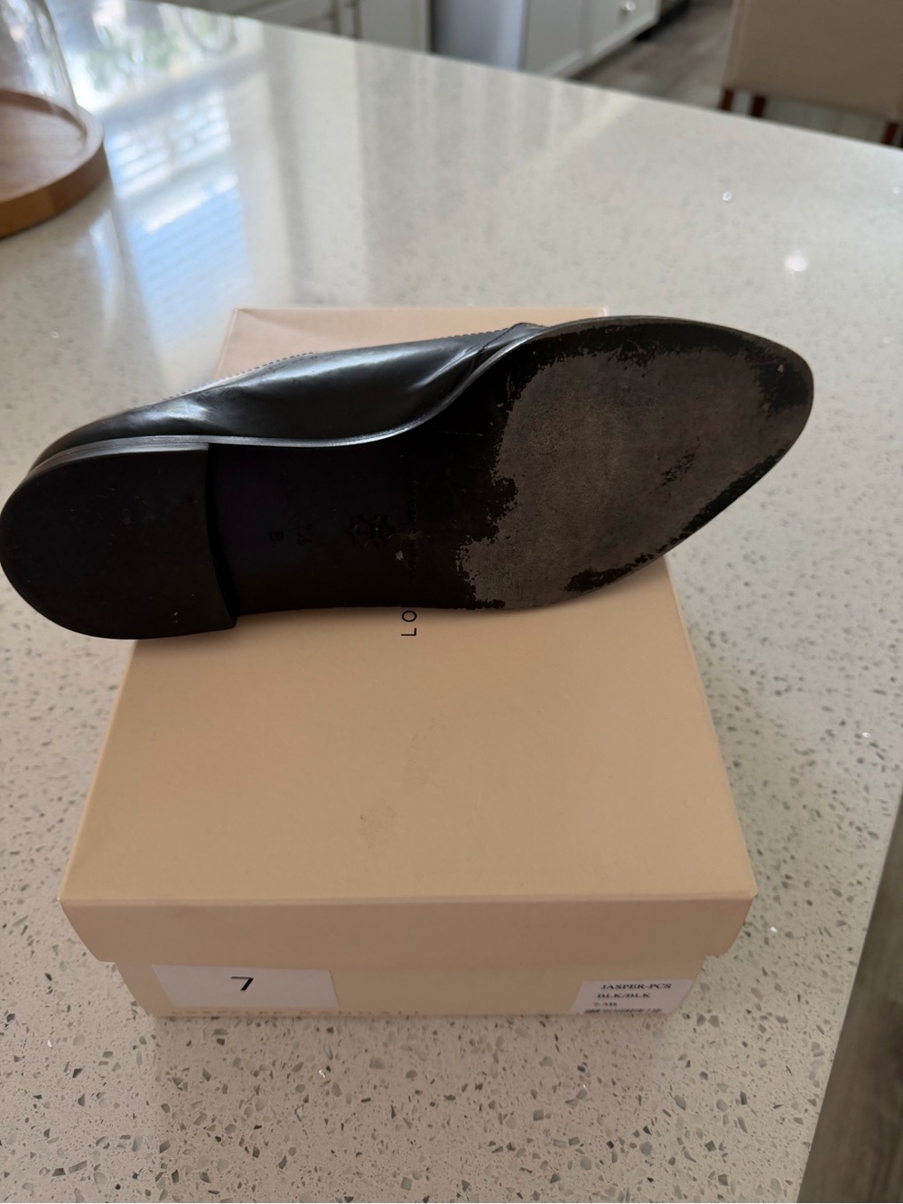 Loeffler Randall Black Leather Tassel Derby - Picture 3 of 4